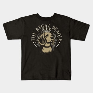 Regal Beagle Lounge 1977 // Threes Company Vintage Design Kids T-Shirt